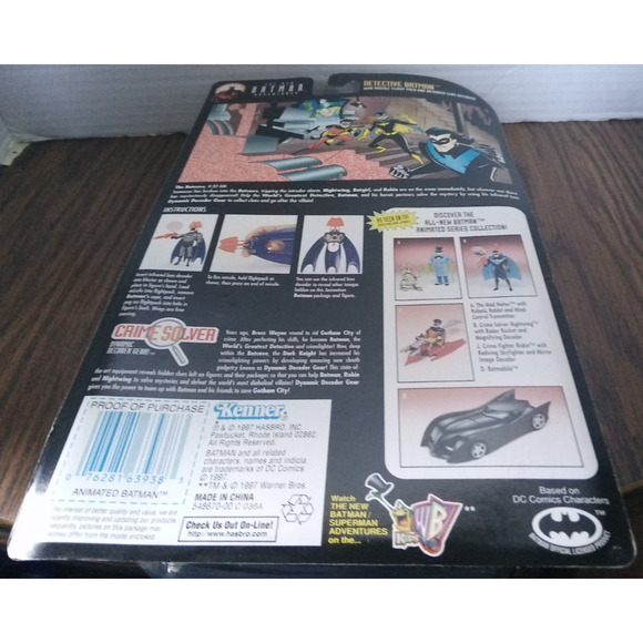 The New Batman Adventures Detective Batman Action Figure (1997 Kenner/Hasbro) - Picture 4 of 5